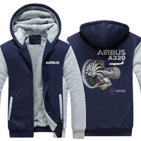 Thumbnail for AIRBUS A320 CMF56 DESIGNED ZIPPER SWEATERS THE AV8R