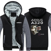 Thumbnail for AIRBUS A320 CMF56 DESIGNED ZIPPER SWEATERS THE AV8R