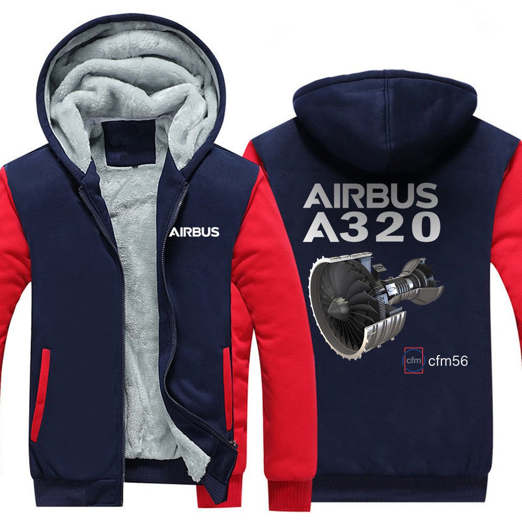 AIRBUS A320 CMF56 DESIGNED ZIPPER SWEATERS THE AV8R