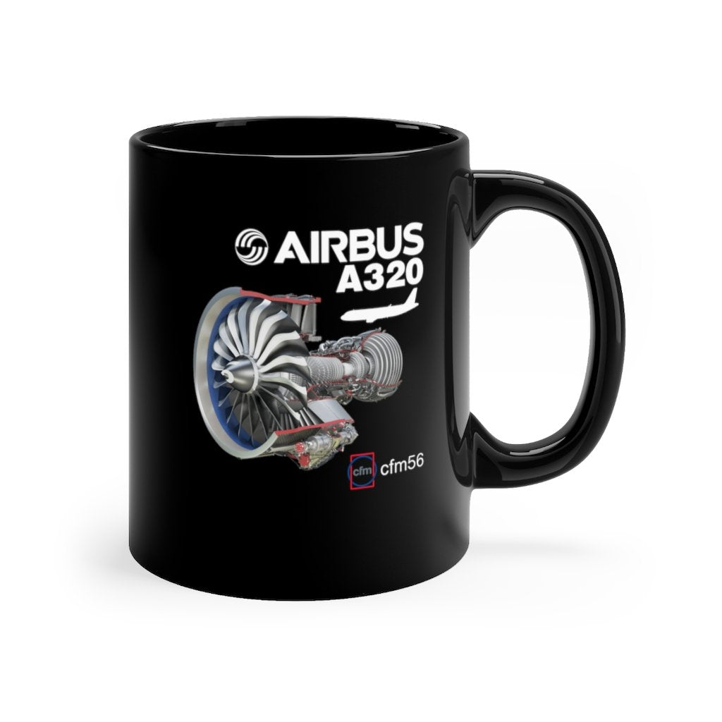 AIRBUS A320  DESIGNED MUG Printify