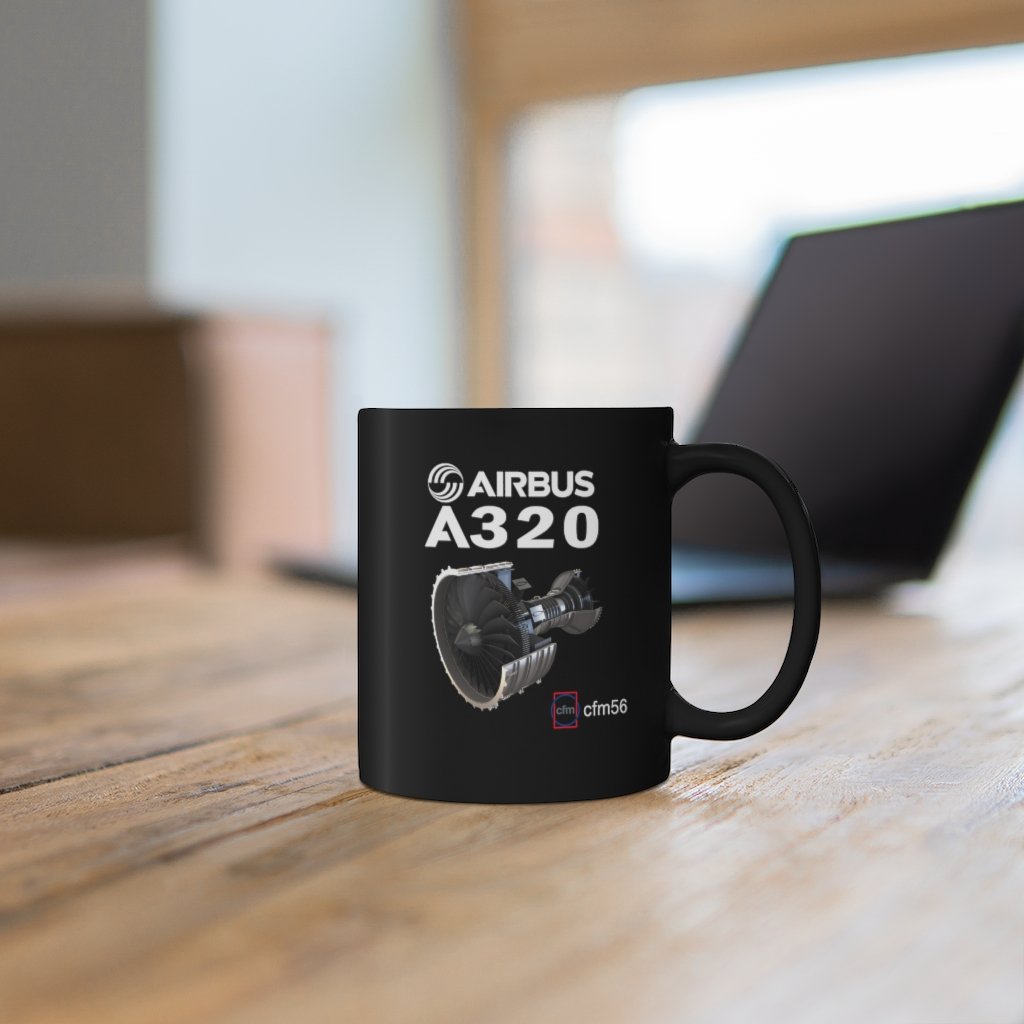 AIRBUS A320  DESIGNED MUG Printify