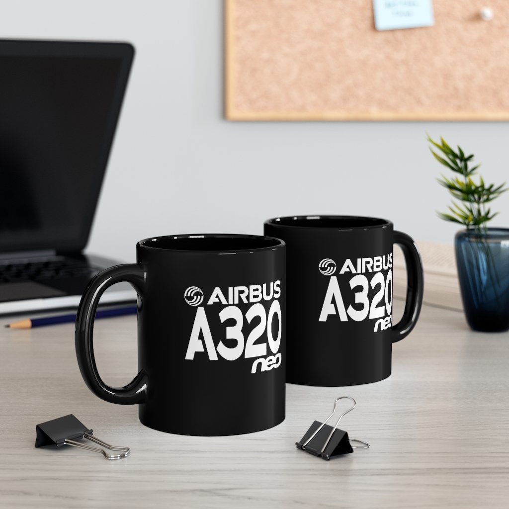 AIRBUS A320  DESIGNED MUG Printify