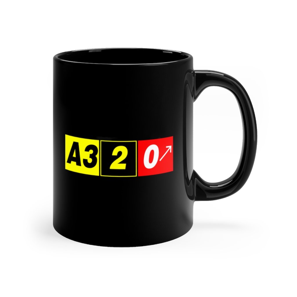 AIRBUS A320  DESIGNED MUG Printify