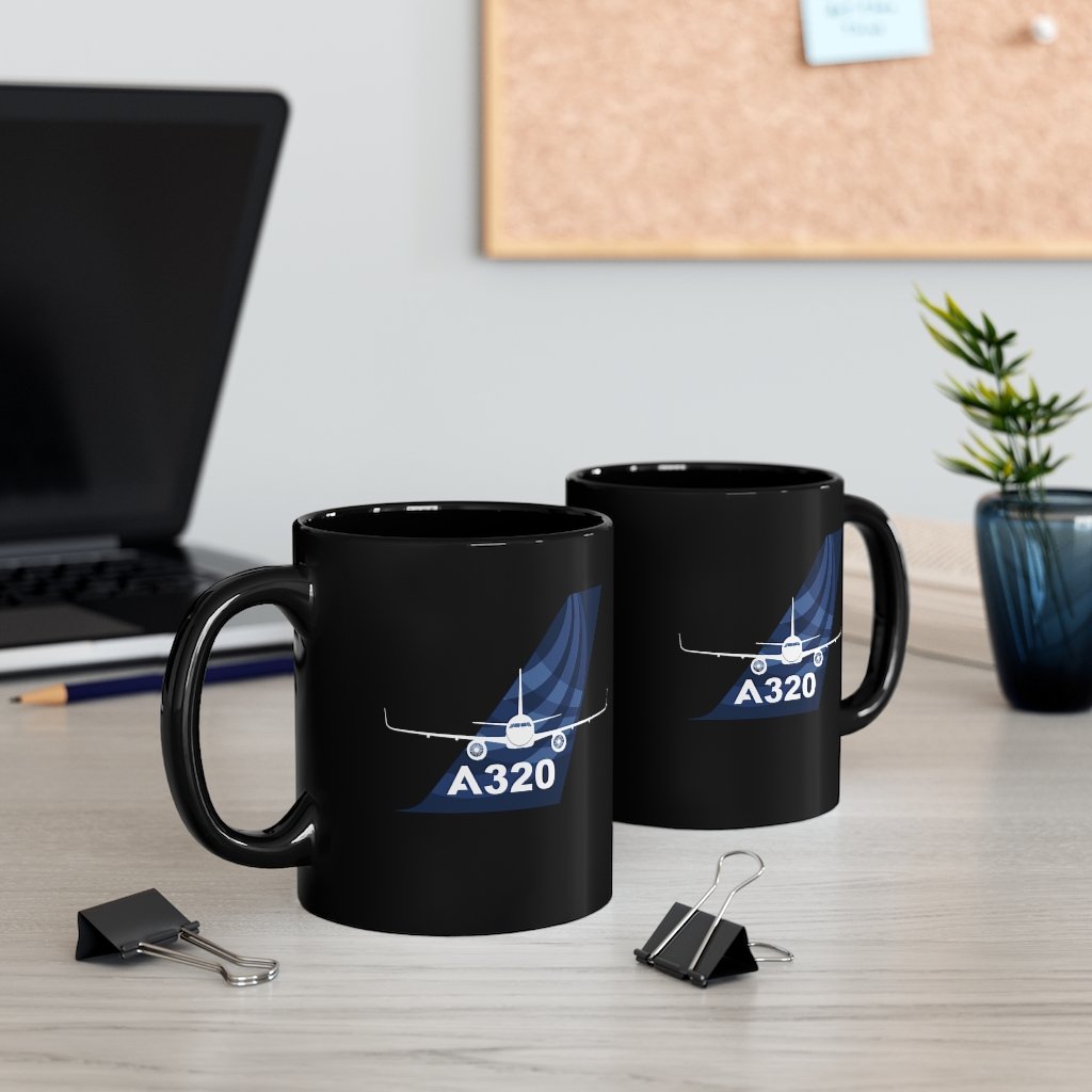 AIRBUS A320  DESIGNED MUG Printify