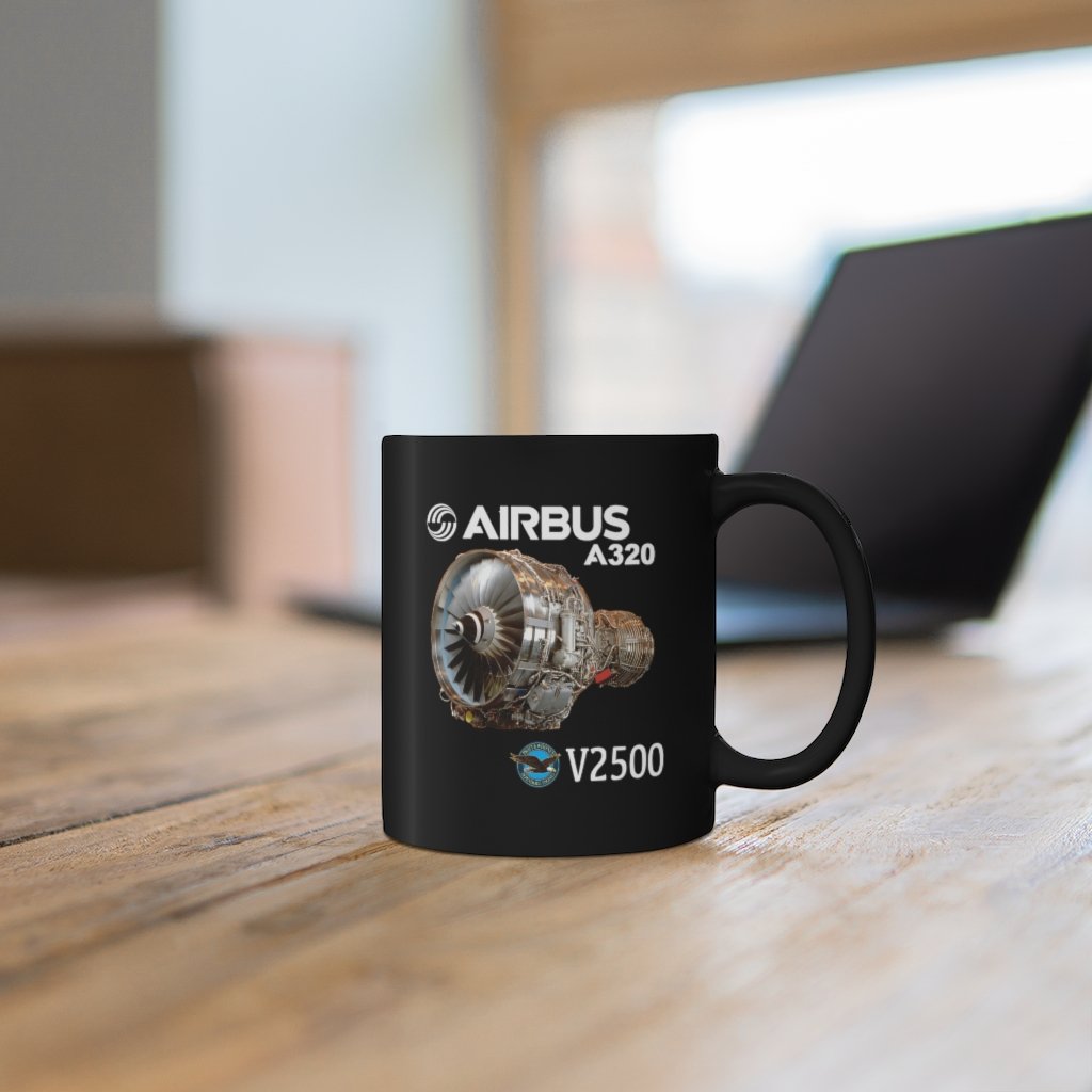 AIRBUS A320  DESIGNED MUG Printify