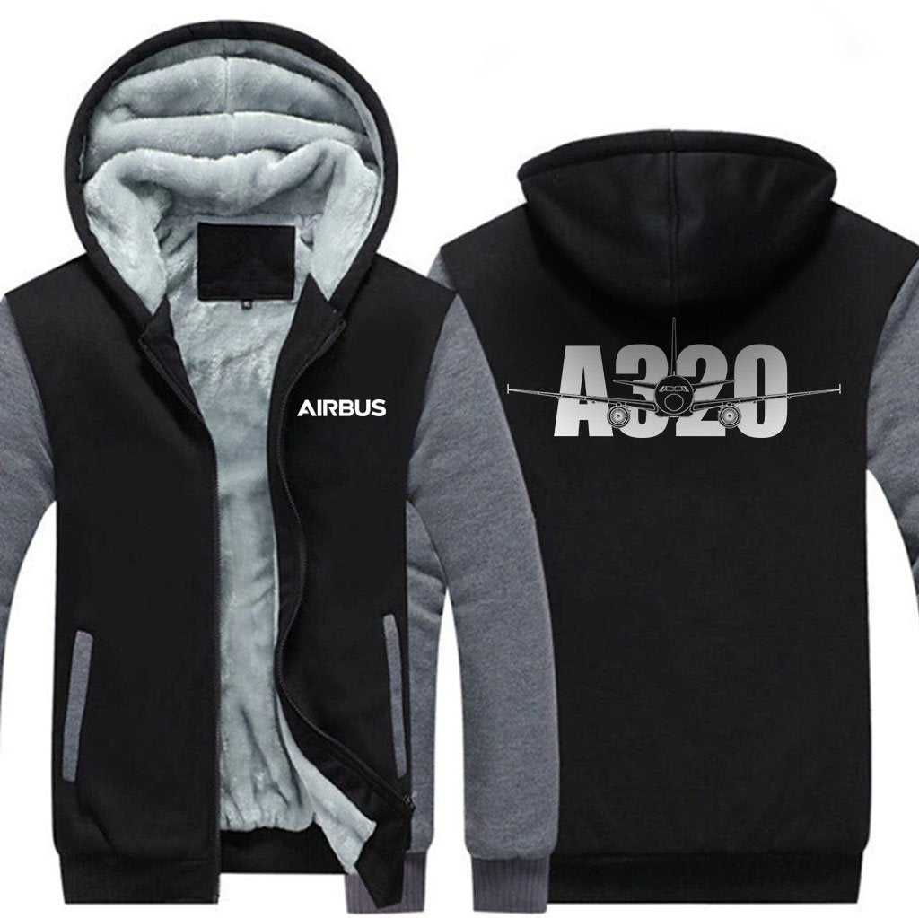 AIRBUS A320 DESIGNED ZIPPER SWEATERS THE AV8R