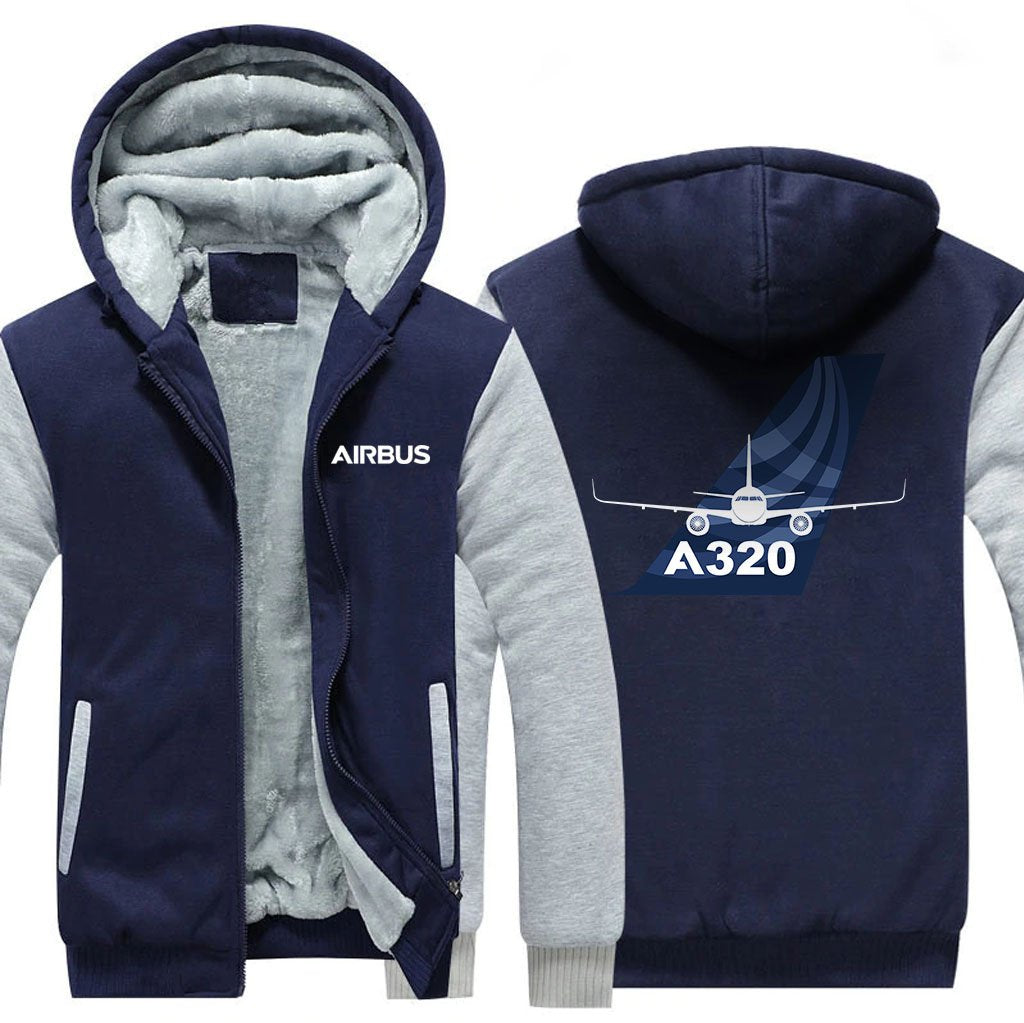 AIRBUS A320 DESIGNED ZIPPER SWEATERS THE AV8R