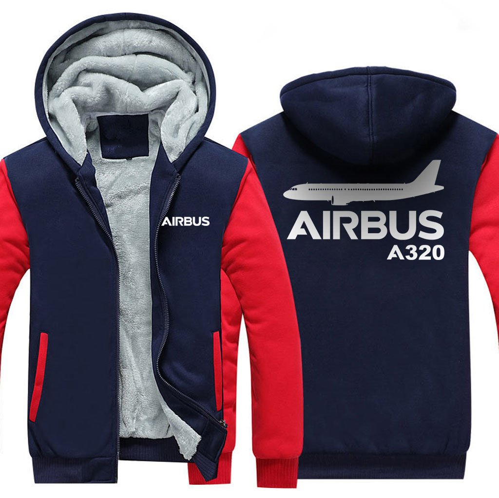 AIRBUS A320 DESIGNED ZIPPER SWEATERS THE AV8R