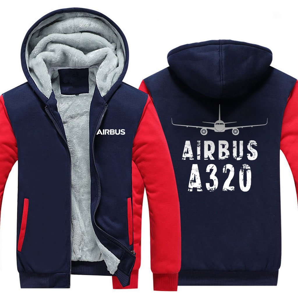 AIRBUS A320 DESIGNED ZIPPER SWEATERS THE AV8R