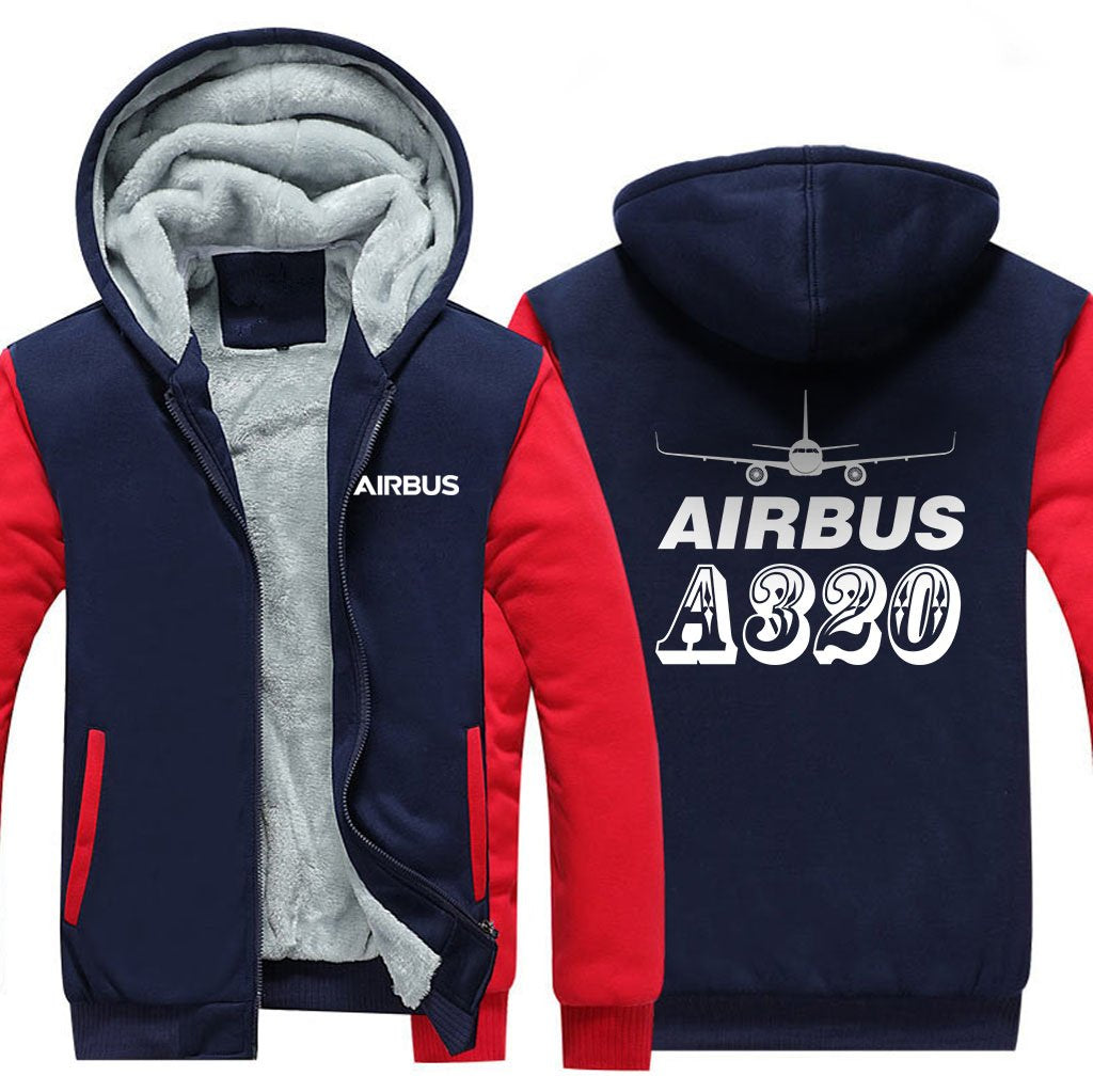 AIRBUS A320 DESIGNED ZIPPER SWEATERS THE AV8R