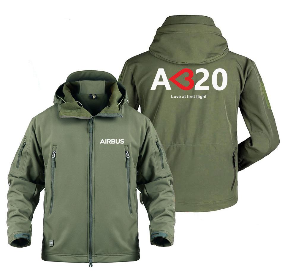 AIRBUS A320 LOVE AT FIRST FLIGHT DESIGNED MILITARY FLEECE THE AV8R