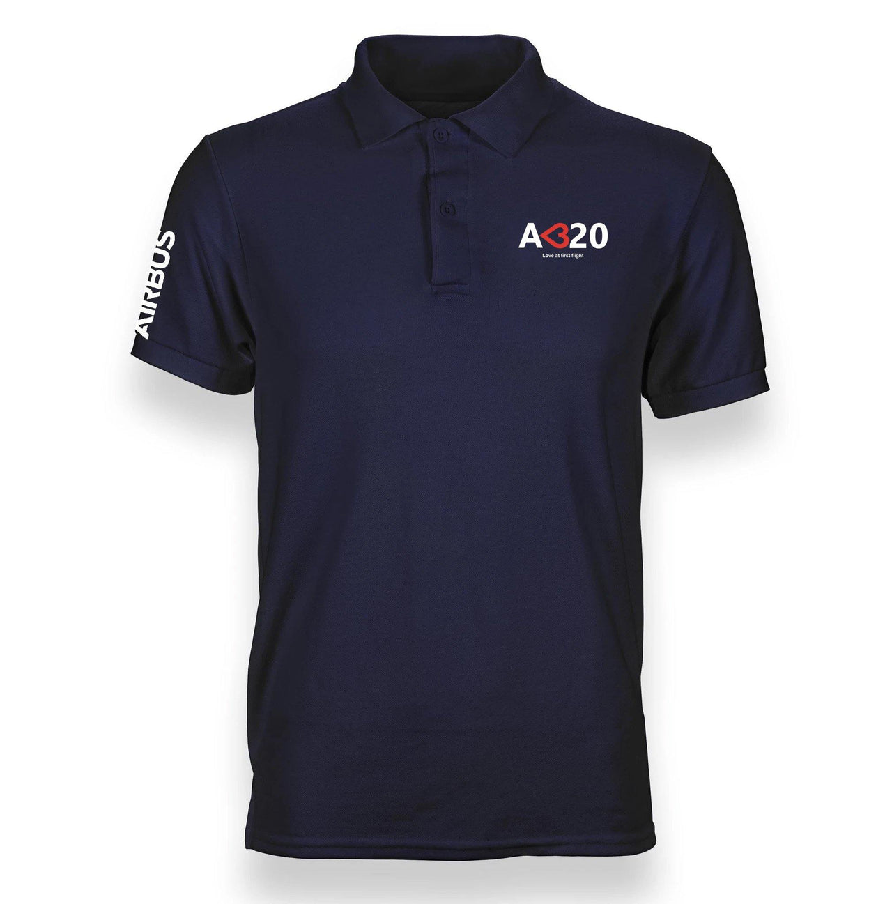 AIRBUS A320 LOVE AT FIRST FLIGHT POLO SHIRT THE AV8R