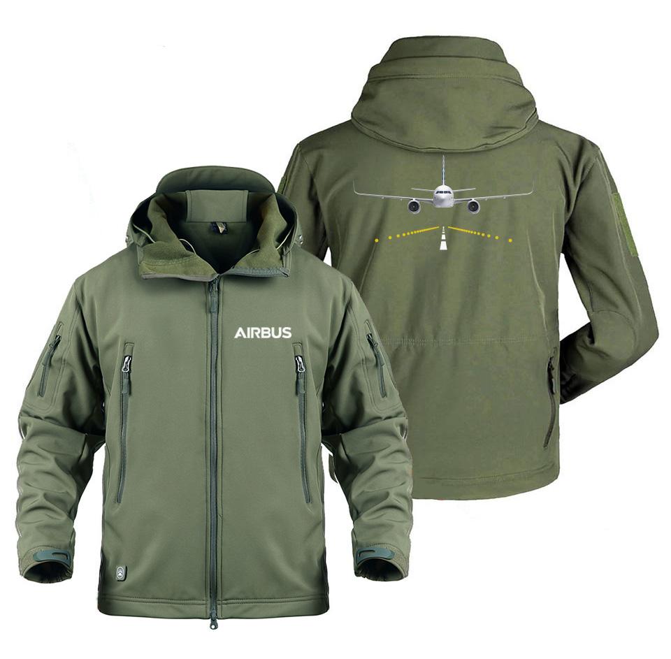 AIRBUS A320 RUNWAY LIGHT DESIGNED MILITARY FLEECE THE AV8R