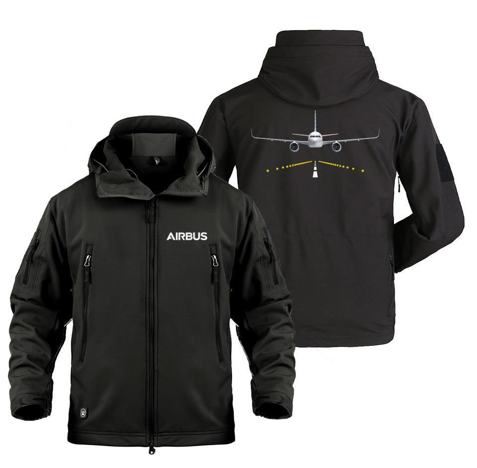 AIRBUS A320 RUNWAY LIGHT DESIGNED MILITARY FLEECE THE AV8R