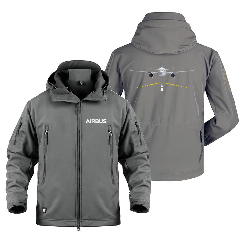 AIRBUS A320 RUNWAY LIGHT DESIGNED MILITARY FLEECE THE AV8R