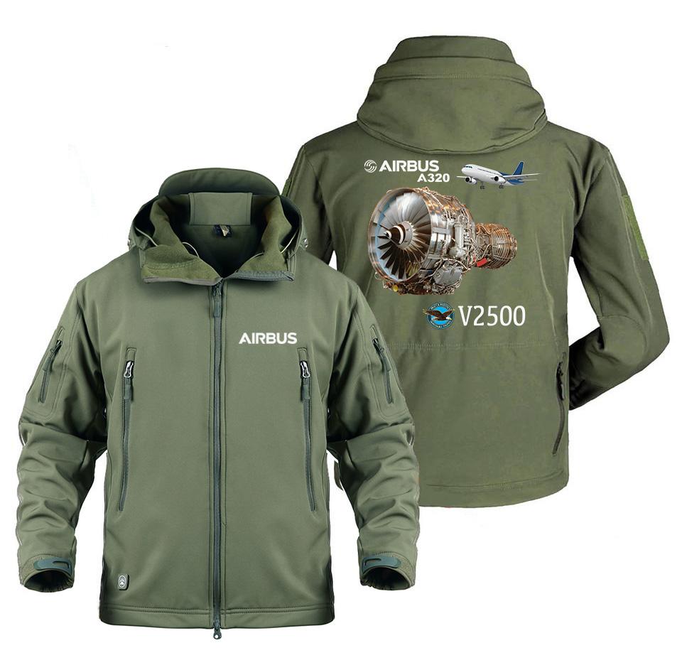 AIRBUS A320 V2500 DESIGNED MILITARY FLEECE THE AV8R