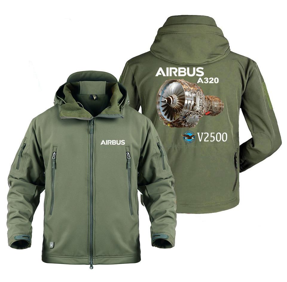 AIRBUS A320 V2500 DESIGNED MILITARY FLEECE THE AV8R