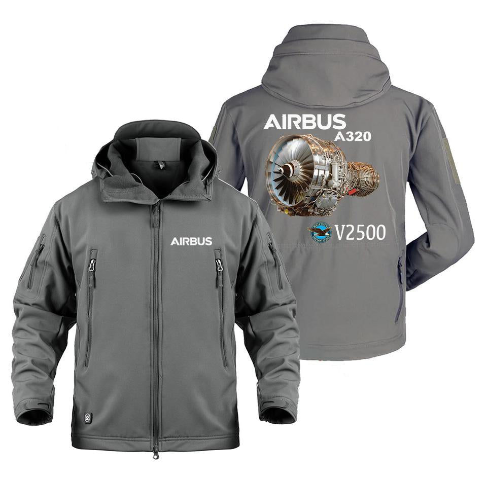 AIRBUS A320 V2500 DESIGNED MILITARY FLEECE THE AV8R