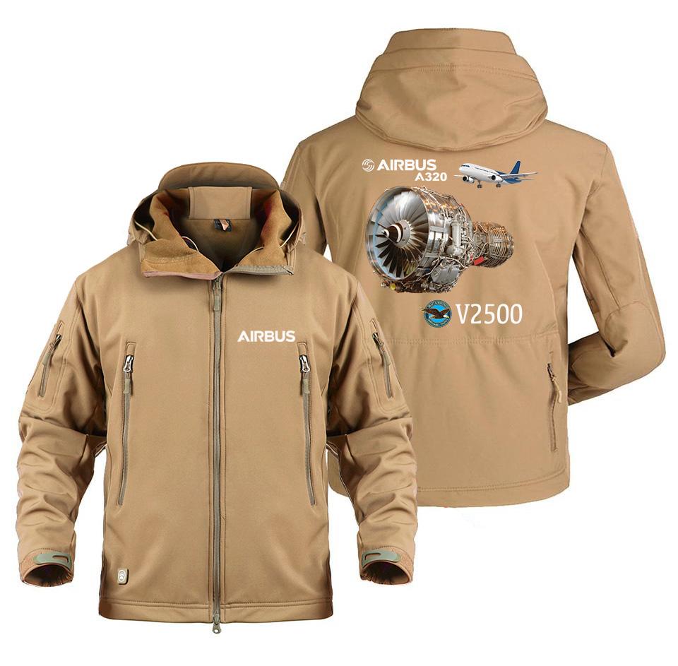 AIRBUS A320 V2500 DESIGNED MILITARY FLEECE THE AV8R