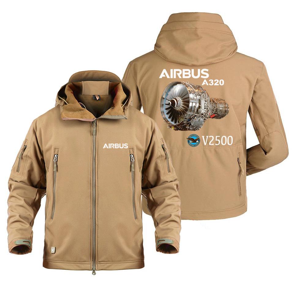 AIRBUS A320 V2500 DESIGNED MILITARY FLEECE THE AV8R