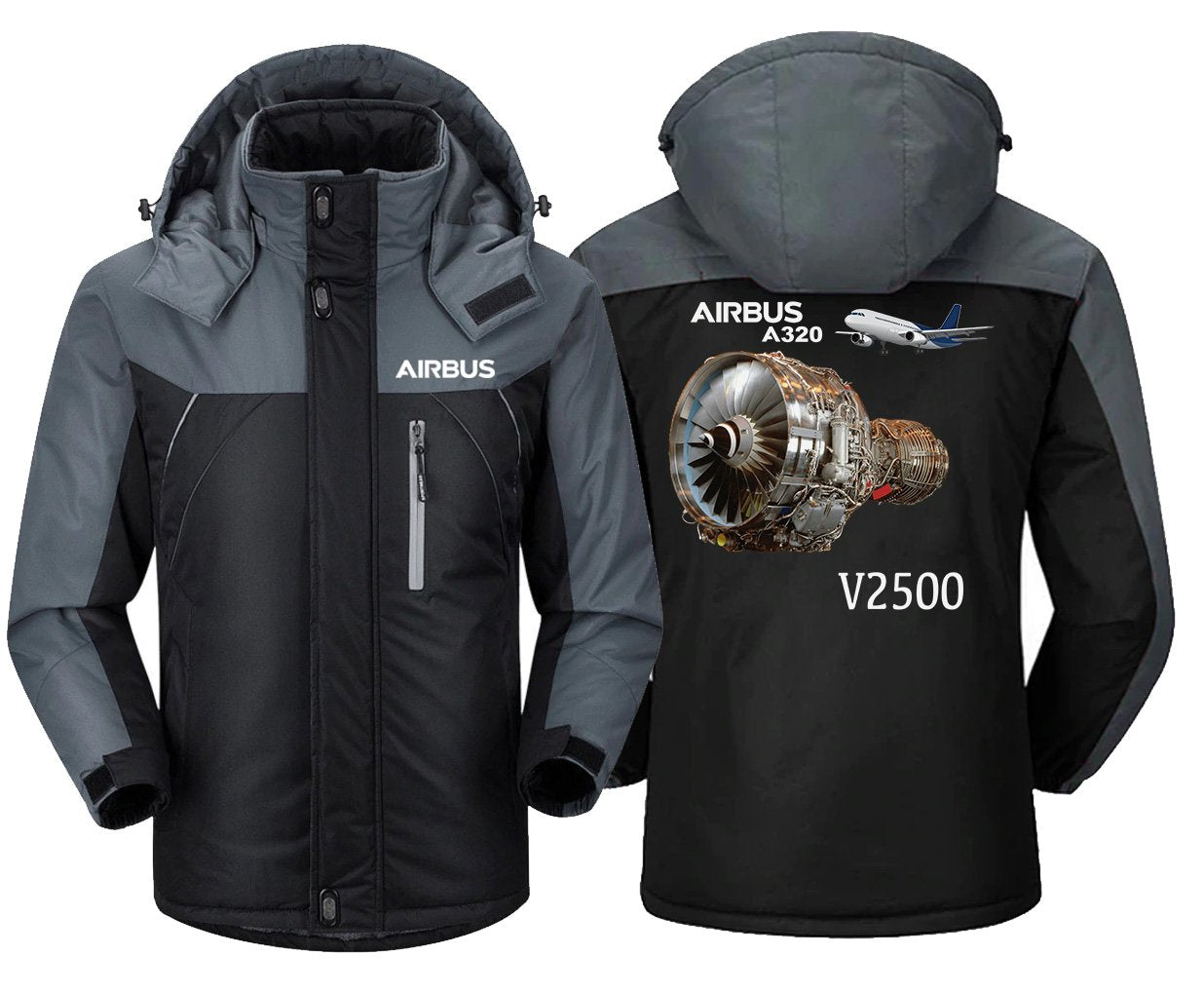 AIRBUS A320 V2500 DESIGNED WINDBREAKER THE AV8R