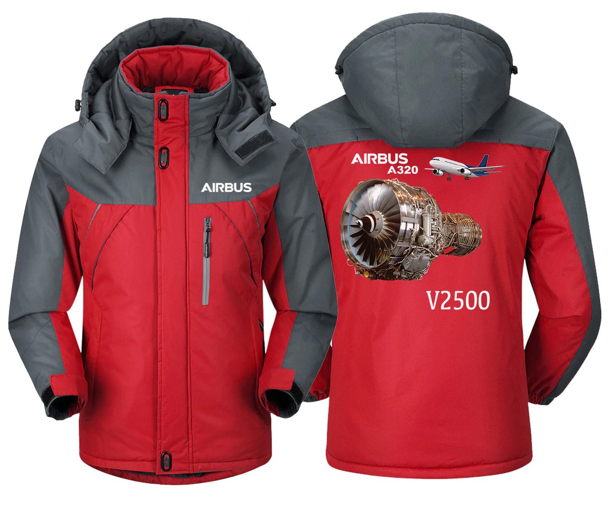 AIRBUS A320 V2500 DESIGNED WINDBREAKER THE AV8R