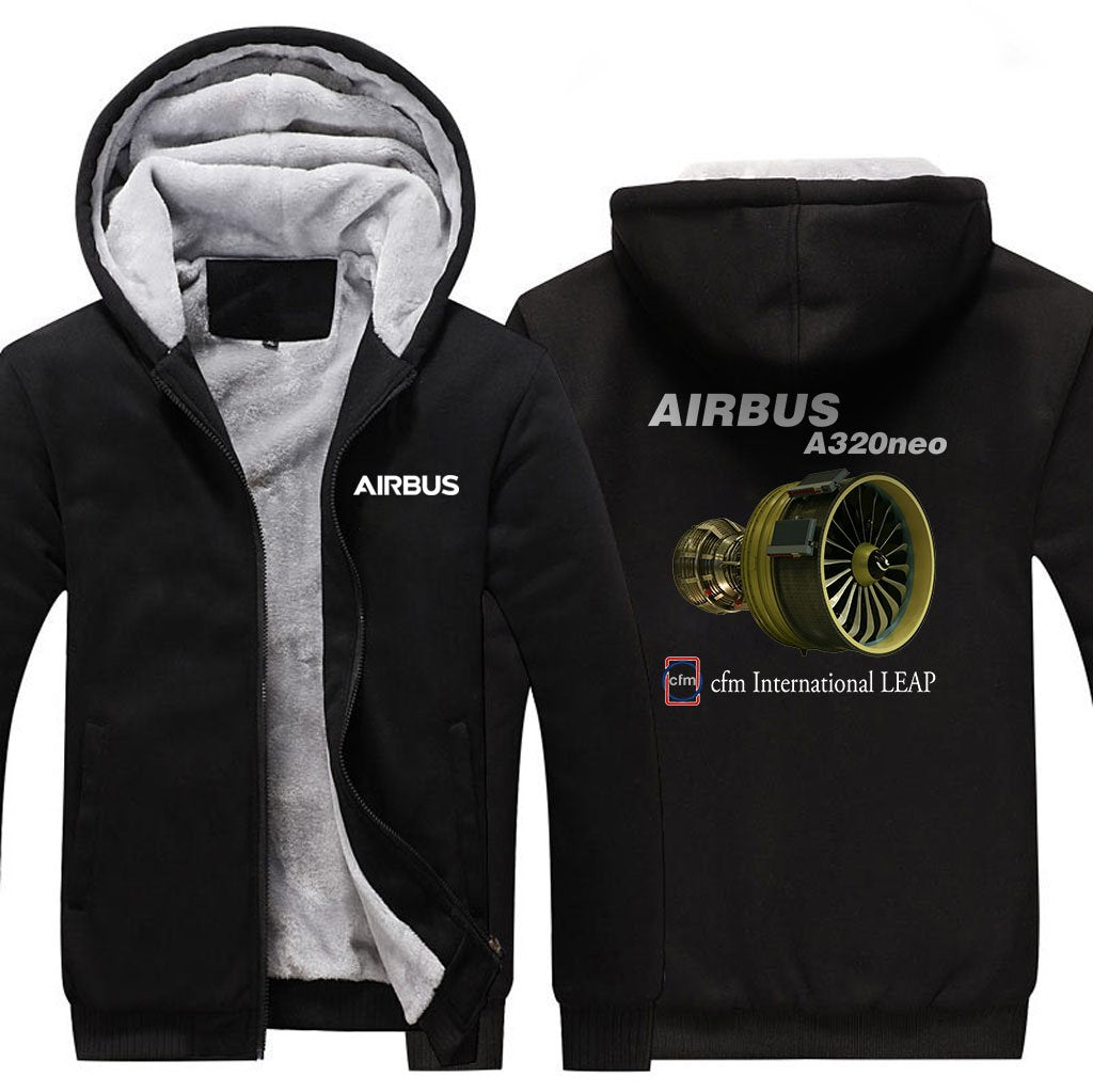 AIRBUS A320NEO CMF DESIGNED ZIPPER SWEATERS THE AV8R