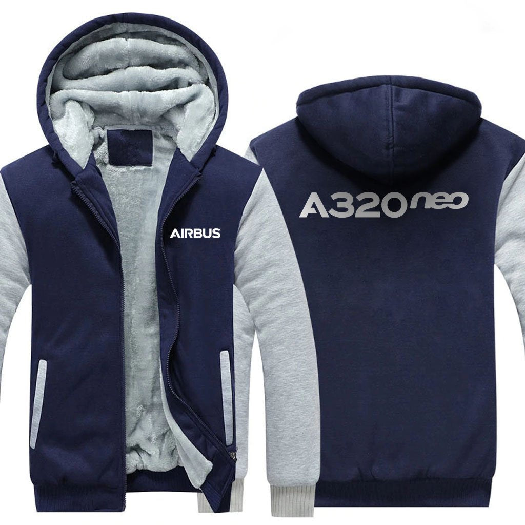 AIRBUS A320NEO DESIGNED ZIPPER SWEATERS THE AV8R