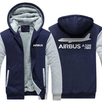 Thumbnail for AIRBUS A320NEO DESIGNED ZIPPER SWEATERS THE AV8R