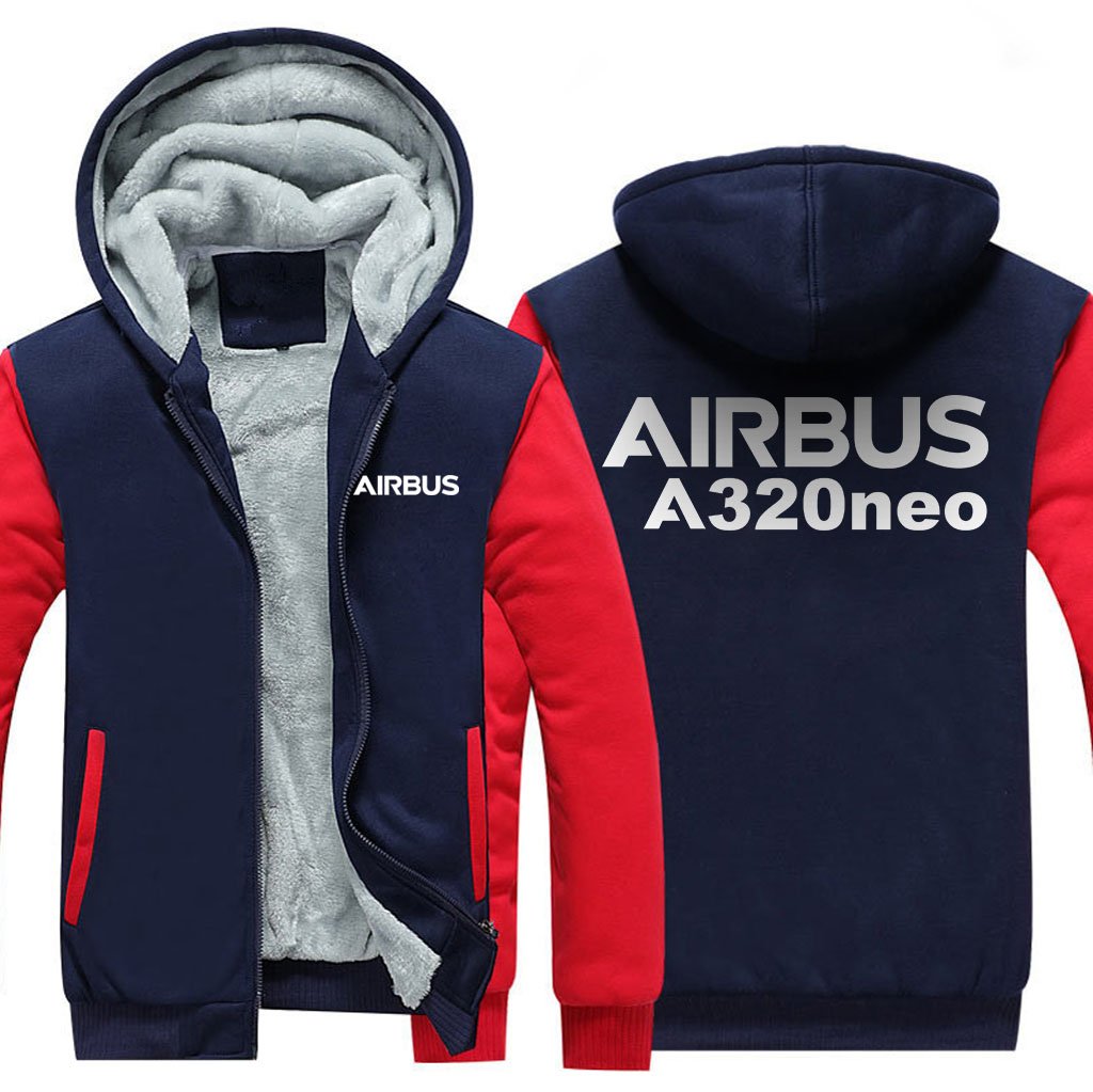 AIRBUS A320NEO DESIGNED ZIPPER SWEATERS THE AV8R