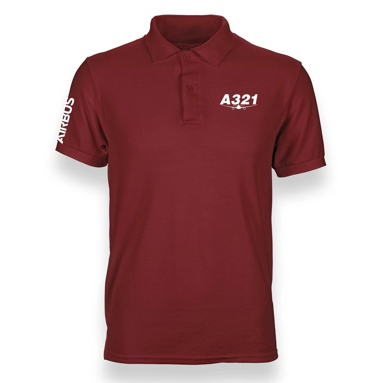 AIRBUS A321 DESIGNED POLO SHIRT THE AV8R