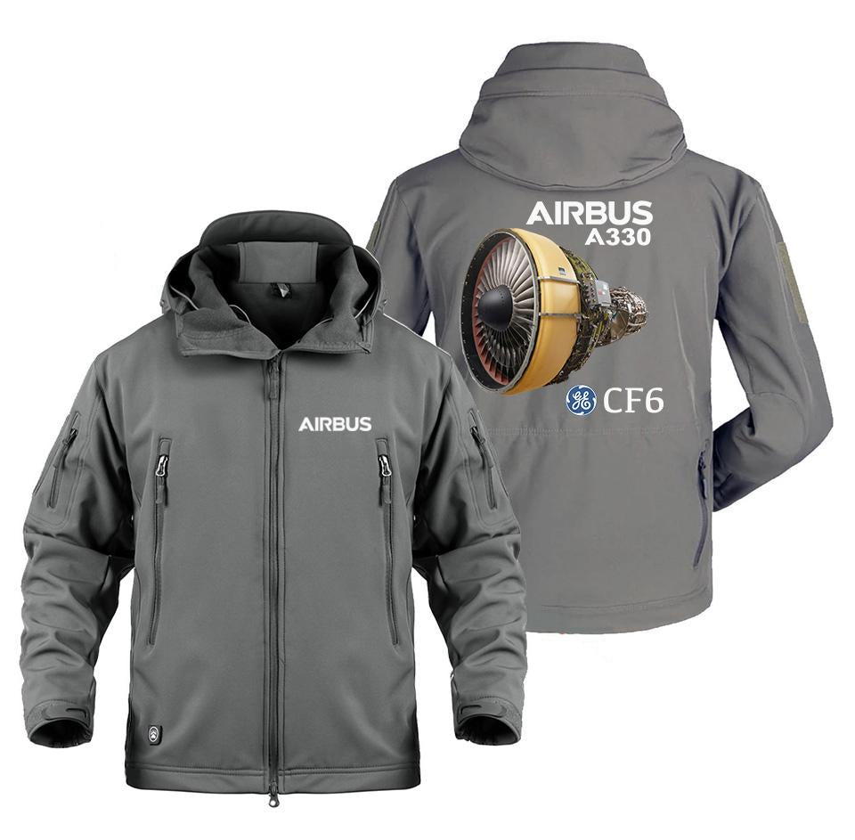 AIRBUS A330 CF6 DESIGNED MILITARY FLEECE THE AV8R