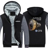 Thumbnail for AIRBUS A330 CFM6 DESIGNED ZIPPER SWEATERS THE AV8R