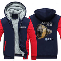 Thumbnail for AIRBUS A330 CFM6 DESIGNED ZIPPER SWEATERS THE AV8R