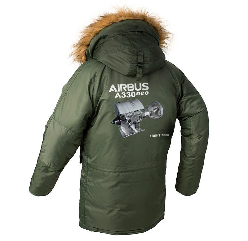 AIRBUS A330 DESIGNED WINTER N3B PUFFER COAT THE AV8R