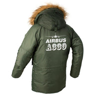 Thumbnail for AIRBUS A330 DESIGNED WINTER N3B PUFFER COAT THE AV8R