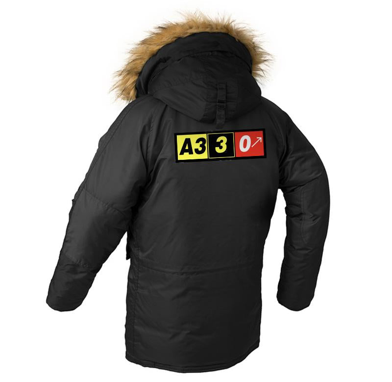 AIRBUS A330 DESIGNED WINTER N3B PUFFER COAT THE AV8R