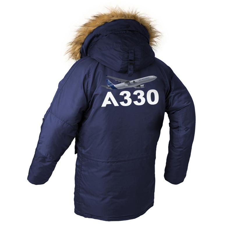 AIRBUS A330 DESIGNED WINTER N3B PUFFER COAT THE AV8R