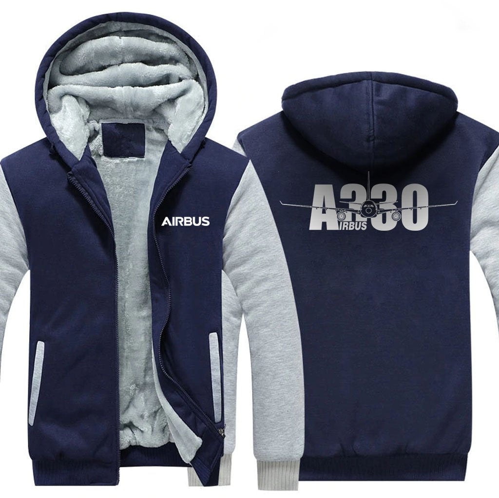 AIRBUS A330 DESIGNED ZIPPER SWEATERS THE AV8R