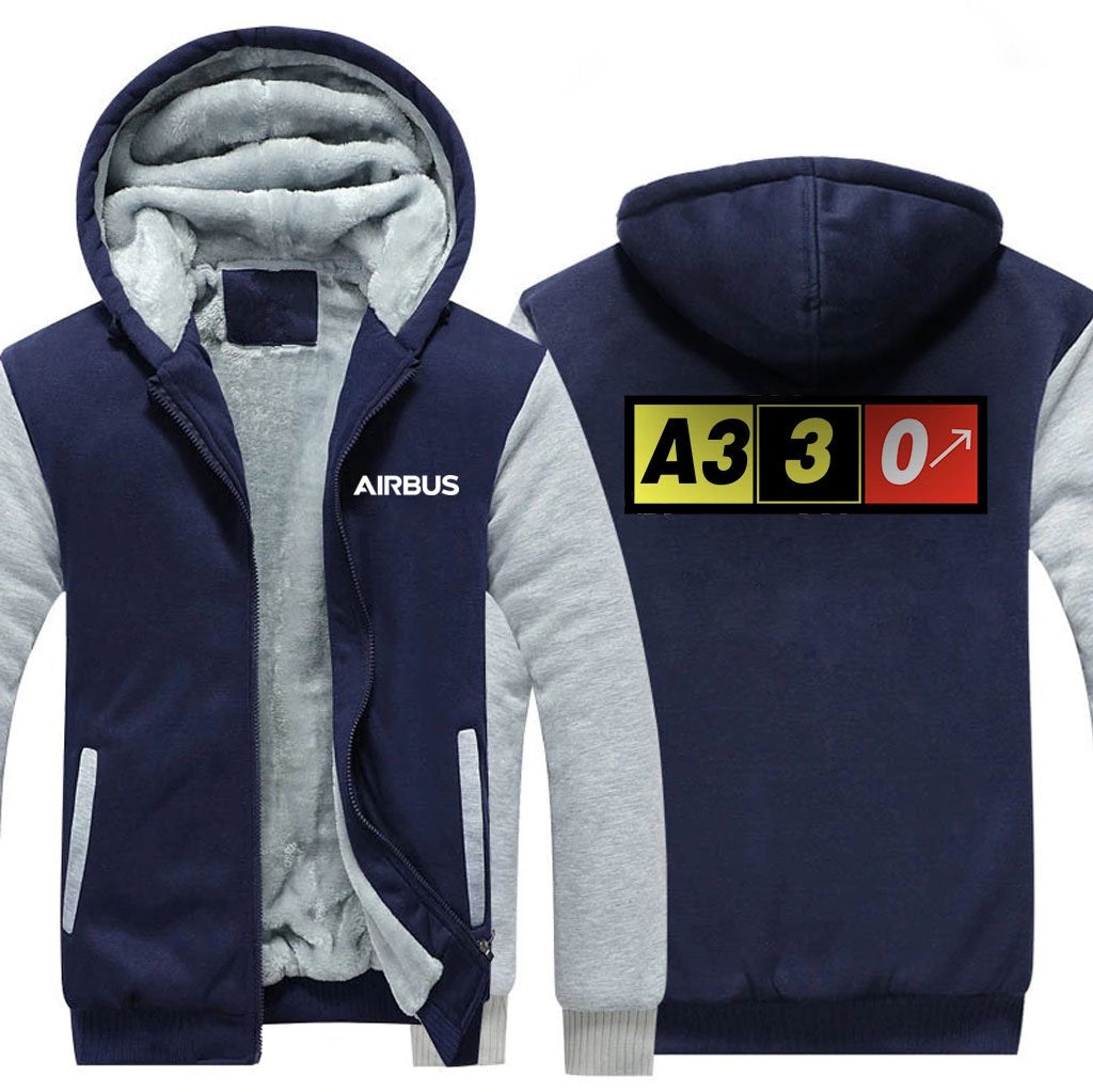 AIRBUS A330 DESIGNED ZIPPER SWEATERS THE AV8R