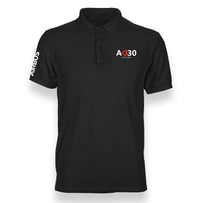 Thumbnail for AIRBUS A330 LOVE AT FIRST FLIGHT DESIGNED POLO SHIRT THE AV8R