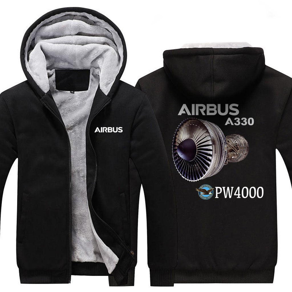 AIRBUS A330 PW4000 DESIGNED ZIPPER SWEATERS THE AV8R