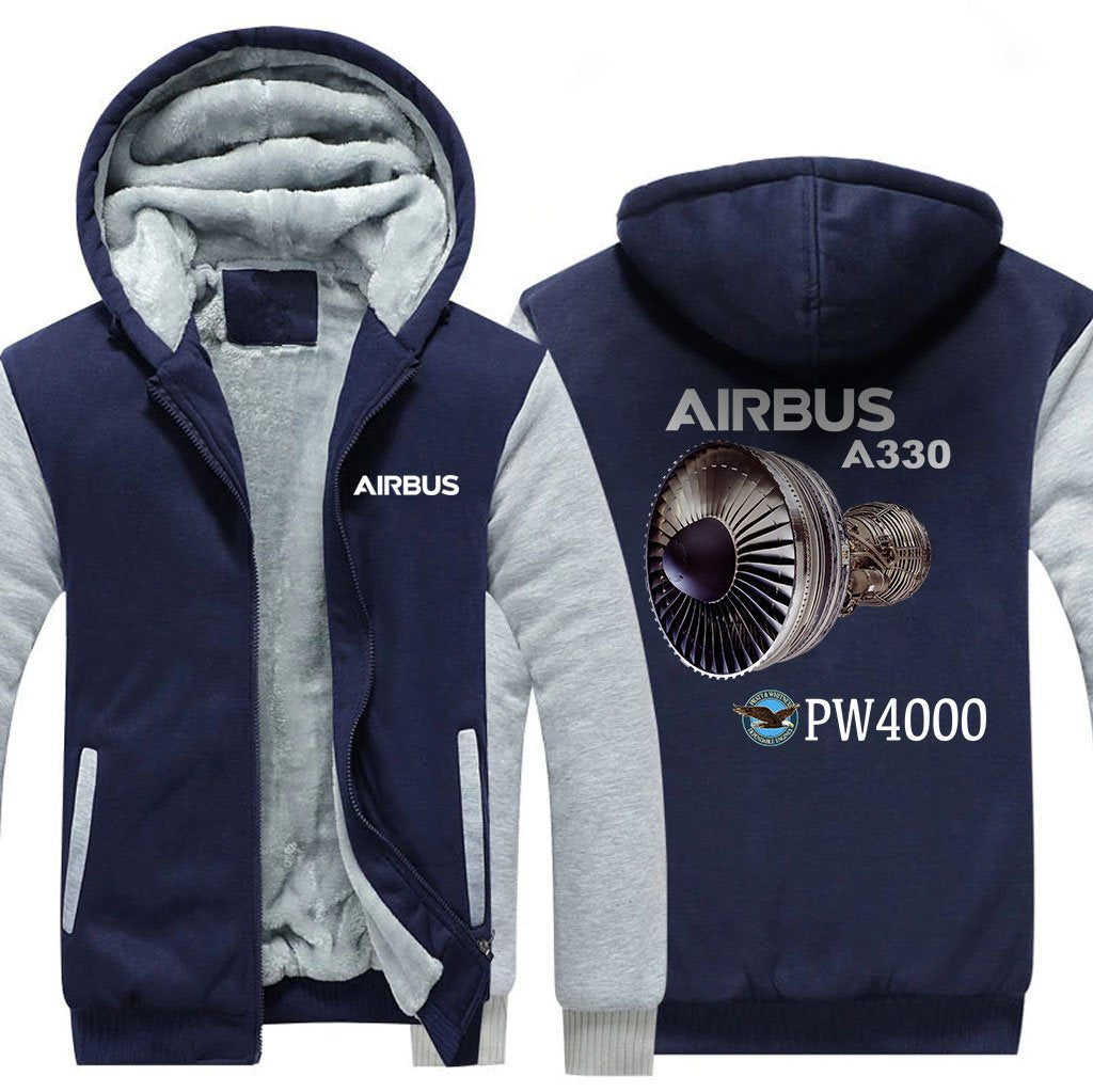 AIRBUS A330 PW4000 DESIGNED ZIPPER SWEATERS THE AV8R