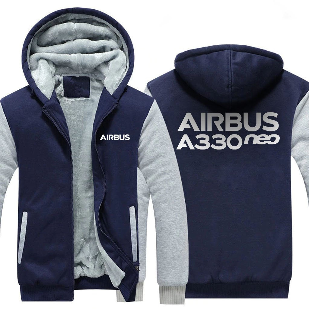 AIRBUS A330NEO DESIGNED ZIPPER SWEATERS THE AV8R