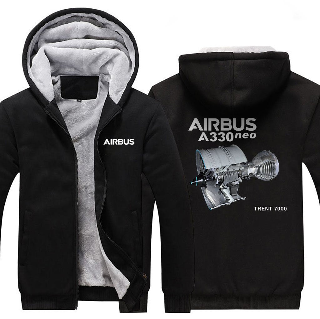 AIRBUS A330NEO TRENT 7000 DESIGNED ZIPPER SWEATERS THE AV8R