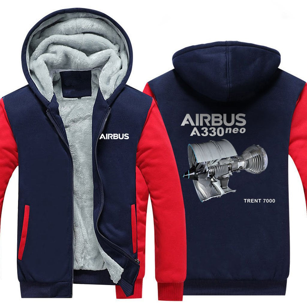 AIRBUS A330NEO TRENT 7000 DESIGNED ZIPPER SWEATERS THE AV8R