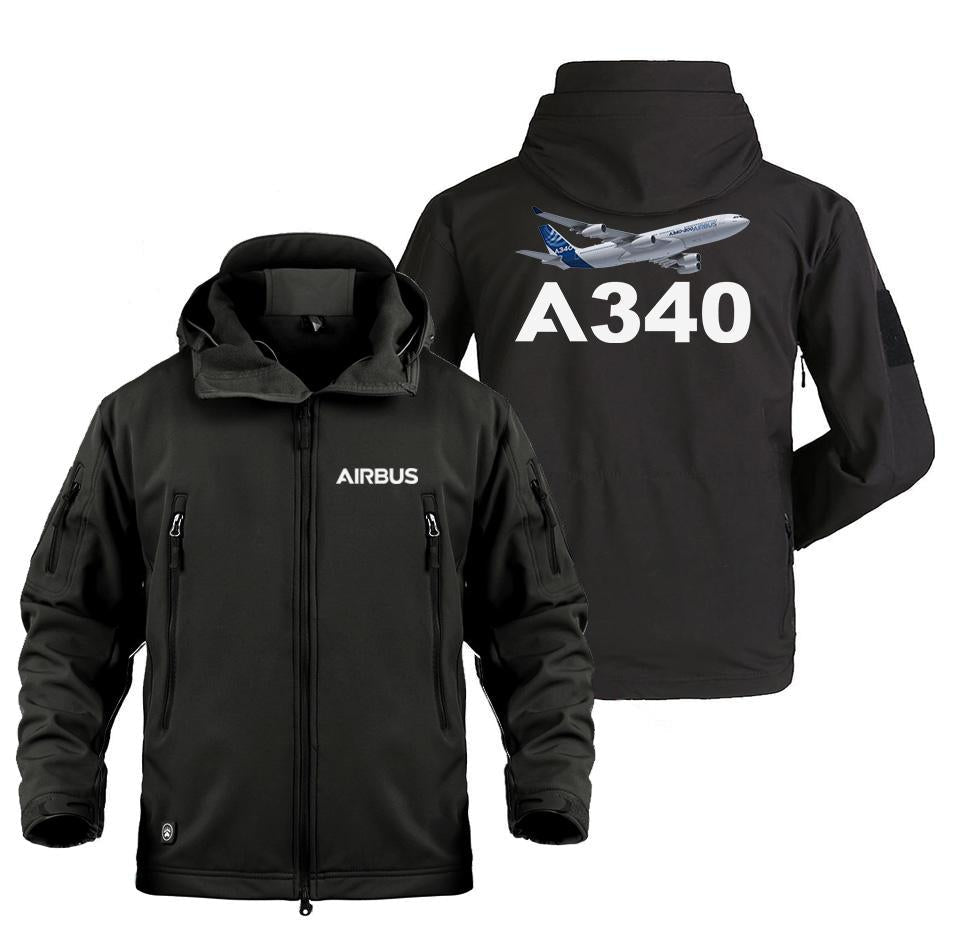 AIRBUS A340 DESIGNED MILITARY FLEECE THE AV8R