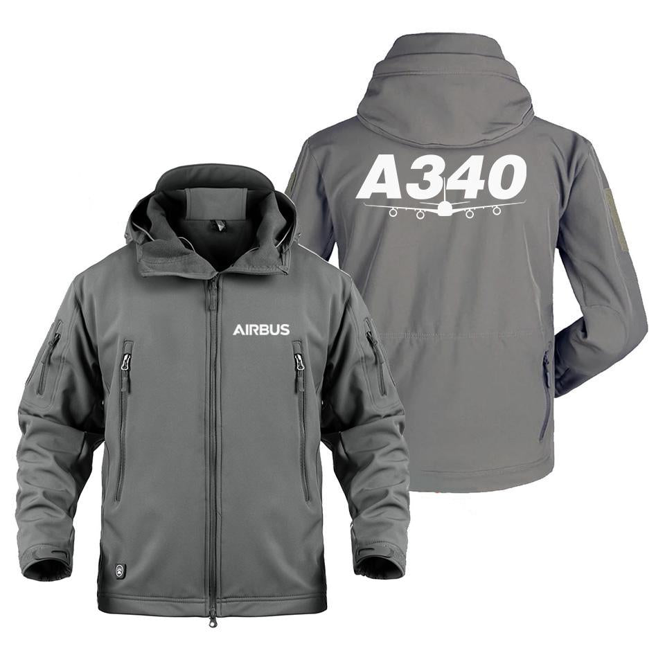 AIRBUS A340 DESIGNED MILITARY FLEECE THE AV8R