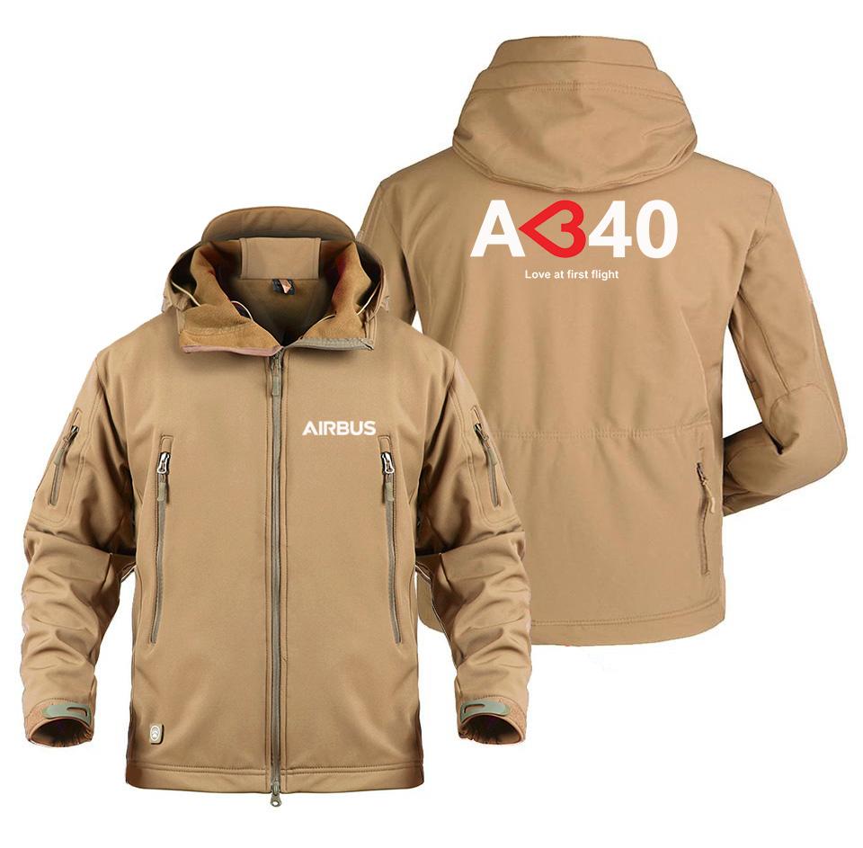 AIRBUS A340 DESIGNED MILITARY FLEECE THE AV8R