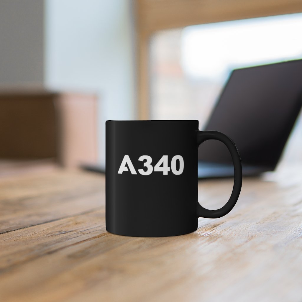 AIRBUS A340  DESIGNED MUG Printify